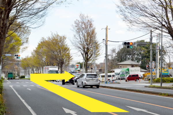 やましろ内科クリニックへの道順