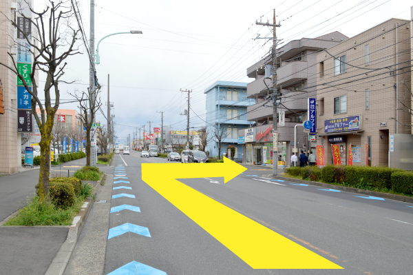 やましろ内科クリニックへの道順