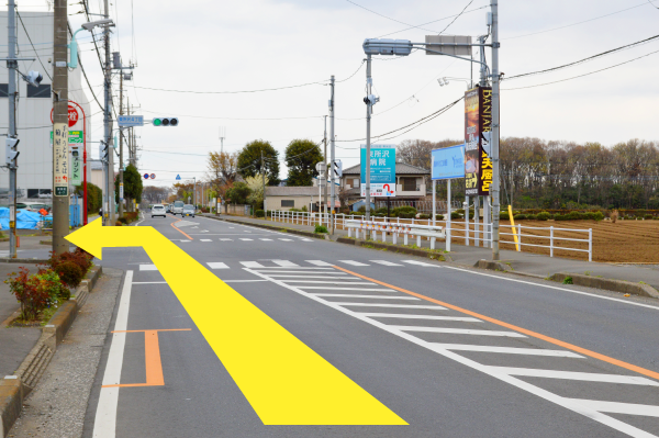 やましろ内科クリニックへの道順